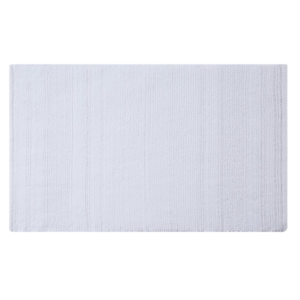 Charisma Luxe Handcrafted Rectangle 100 Cotton Bath Rug & Reviews